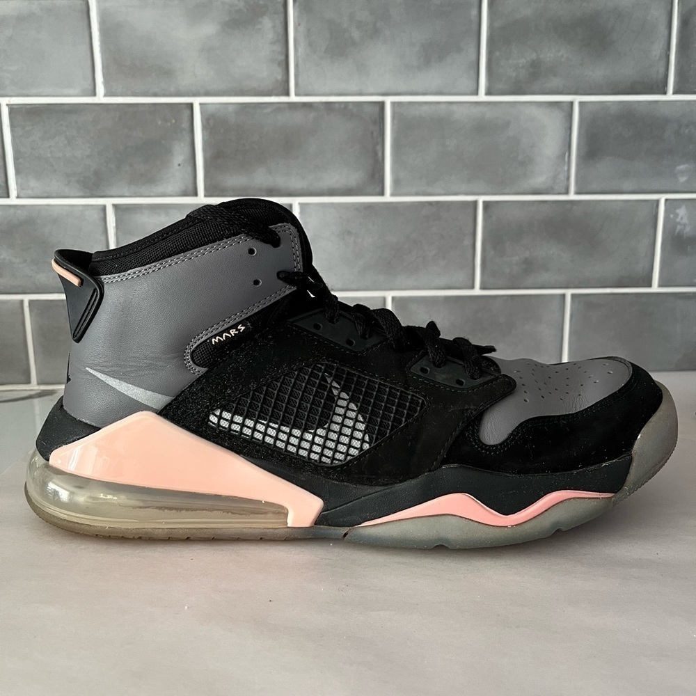 Nike Jordan Mars 270 Basketball Gunsmoke Coral Sneakers Shoes Activewear Mens 12